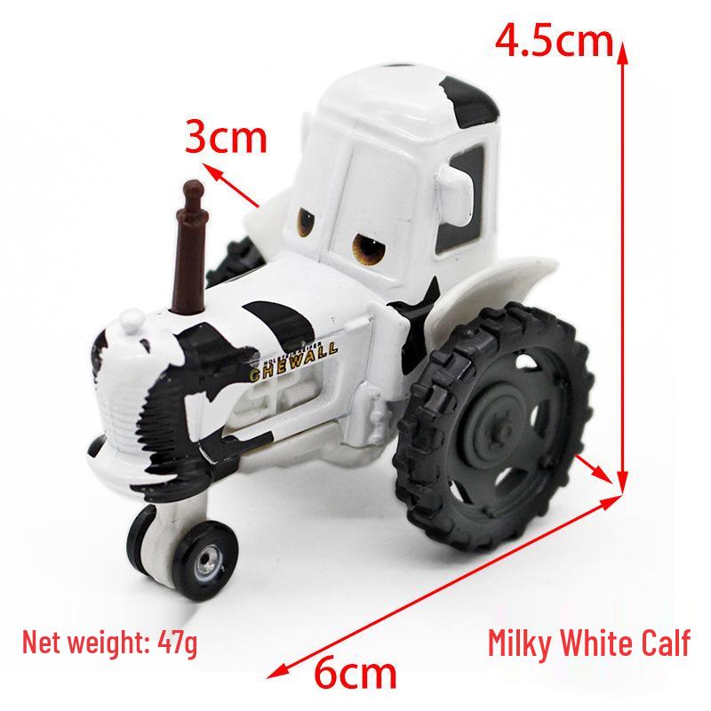 Children s Cartoon Racing Car Tractor Toy - Alloy Model Gift
