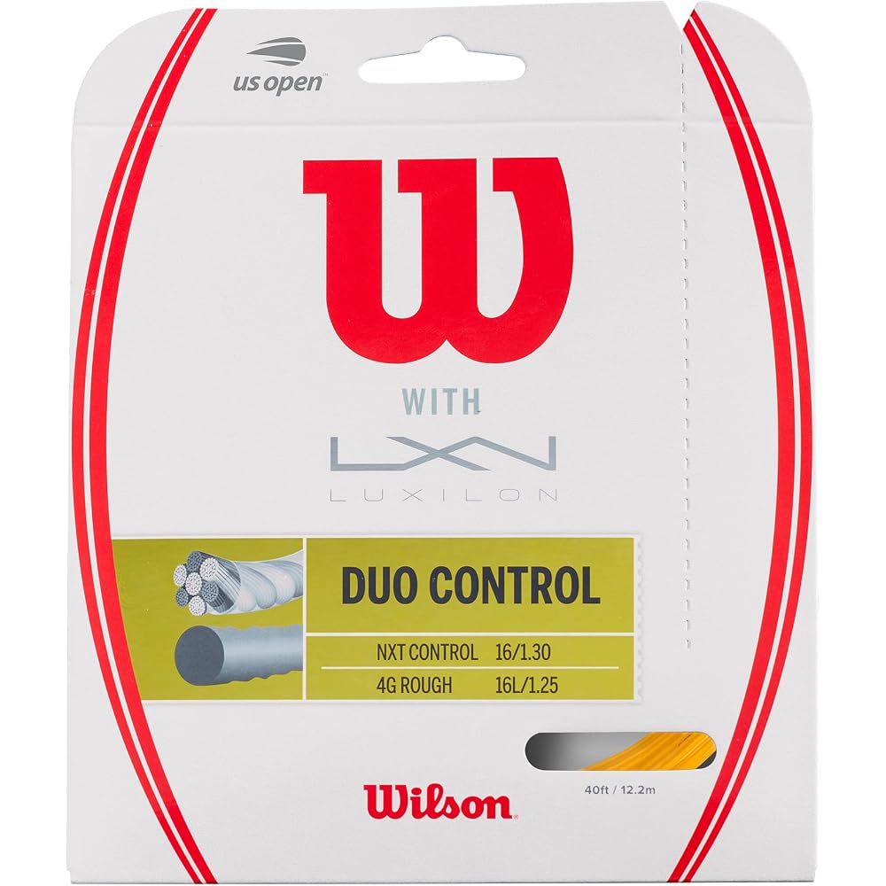 Wilson Duo Control Tennis String 200m Gold/Natural WRZ949720