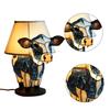 Schicke und funktionale Ornamente Heimtextilien Kreative Harz Kuh Schreibtischlampe Nachttischlampe Büros