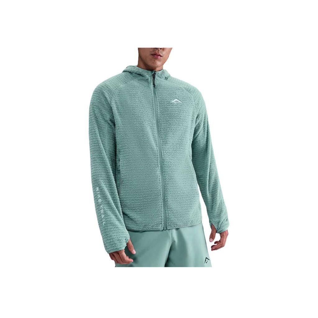 Nike Dri-Fit Trail Quick-Drying Fleece Knit Hooded Running Jacket Men Jackets HV2665-017