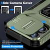 Coque Hybride Robuste Armor pour IPhone 16 Pro Max 15 11 12 13 14 Xs XR 8 7 Plus SE 2022 Fenêtre Coulissante Poussante Coque Otter Boîte Support Housse de Protection