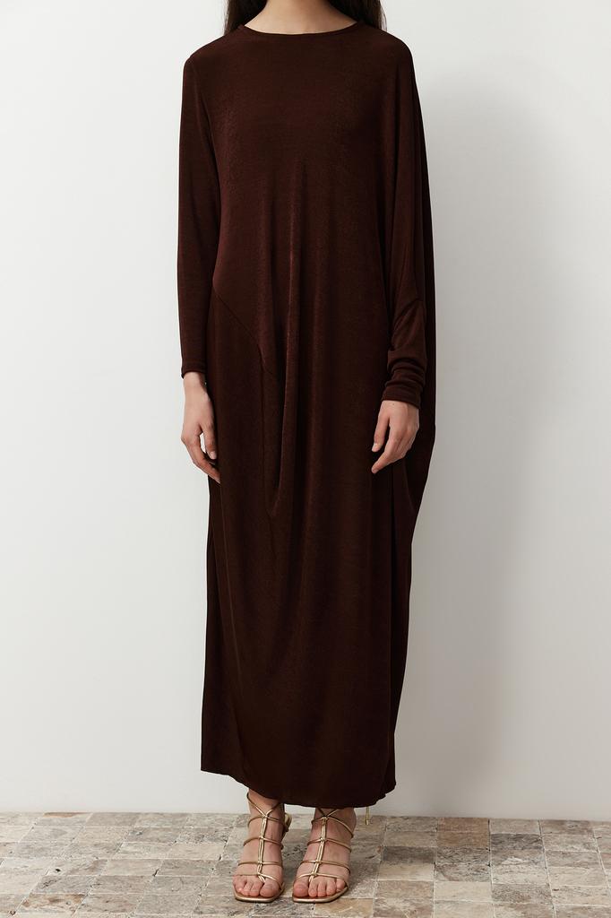 Women's Fashion New Hijab Dress Stone Stylish Knitted Kaftan Dress