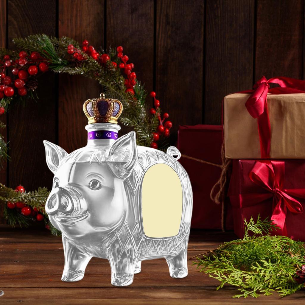 Funny French Whiskey Bottle,3D Engraved Shaped Whiskey Glasses,Dog Whiskey Wine Glass Bottle,Fanyil Eaglory,Unique Wine Decanter,for Men