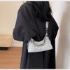 Trendy Street Style Small Square Bag With Chain Elements Pu Material Shoulder Bag