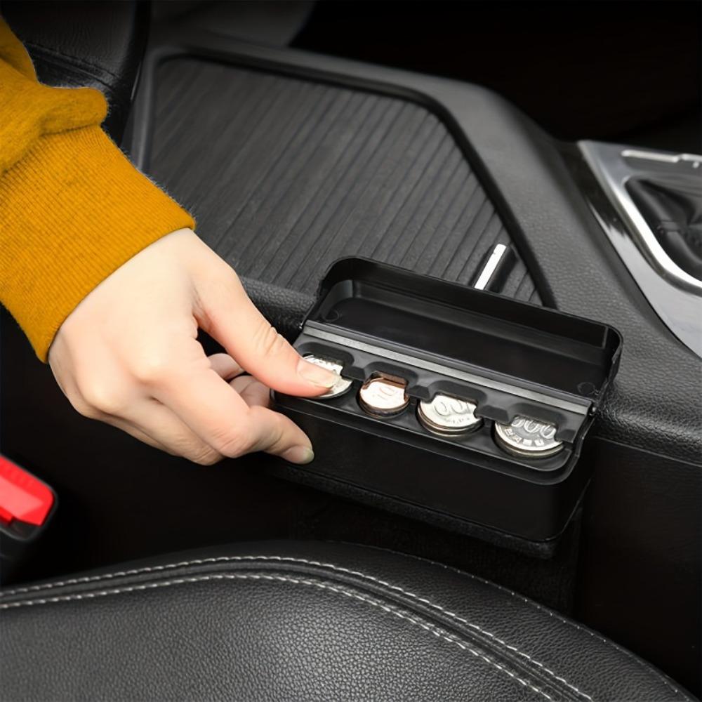 1 Car Coin Tray, Universal Coin Tray, Suitable for Most Cars and Lorries, Car Coin Tray, Car Accessories, Car Storage Accessories