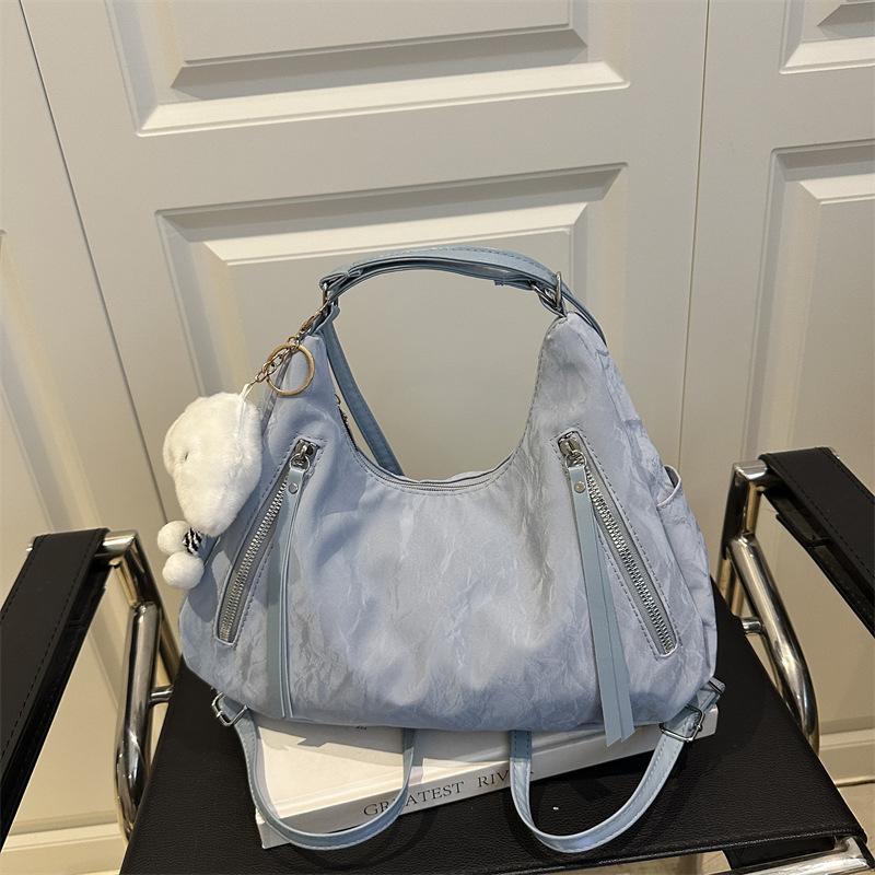 Super Fire Fashion Multi-functional Backpack Women's Bag 2025 Summer New Light Luxury Niche Shoulder Bag Trendy Portable Small Bag