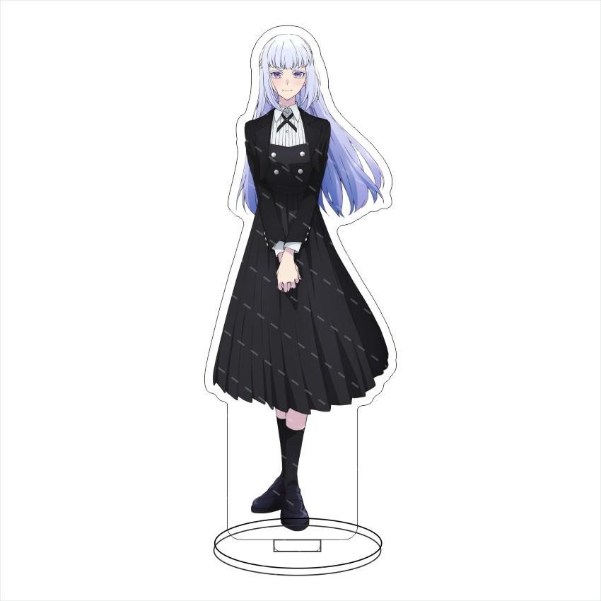 Rock Is A Lady's Modesty Acrylic Stand Model Plate Decoration Originality Desk Figure Display Fans Gift Cartoon Prime Products