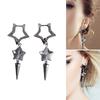 Trendy Asymmetrical Star Conical Earrings Comfortable Ear Rings Accessory Handmade Women Jewelry for Daily Wear