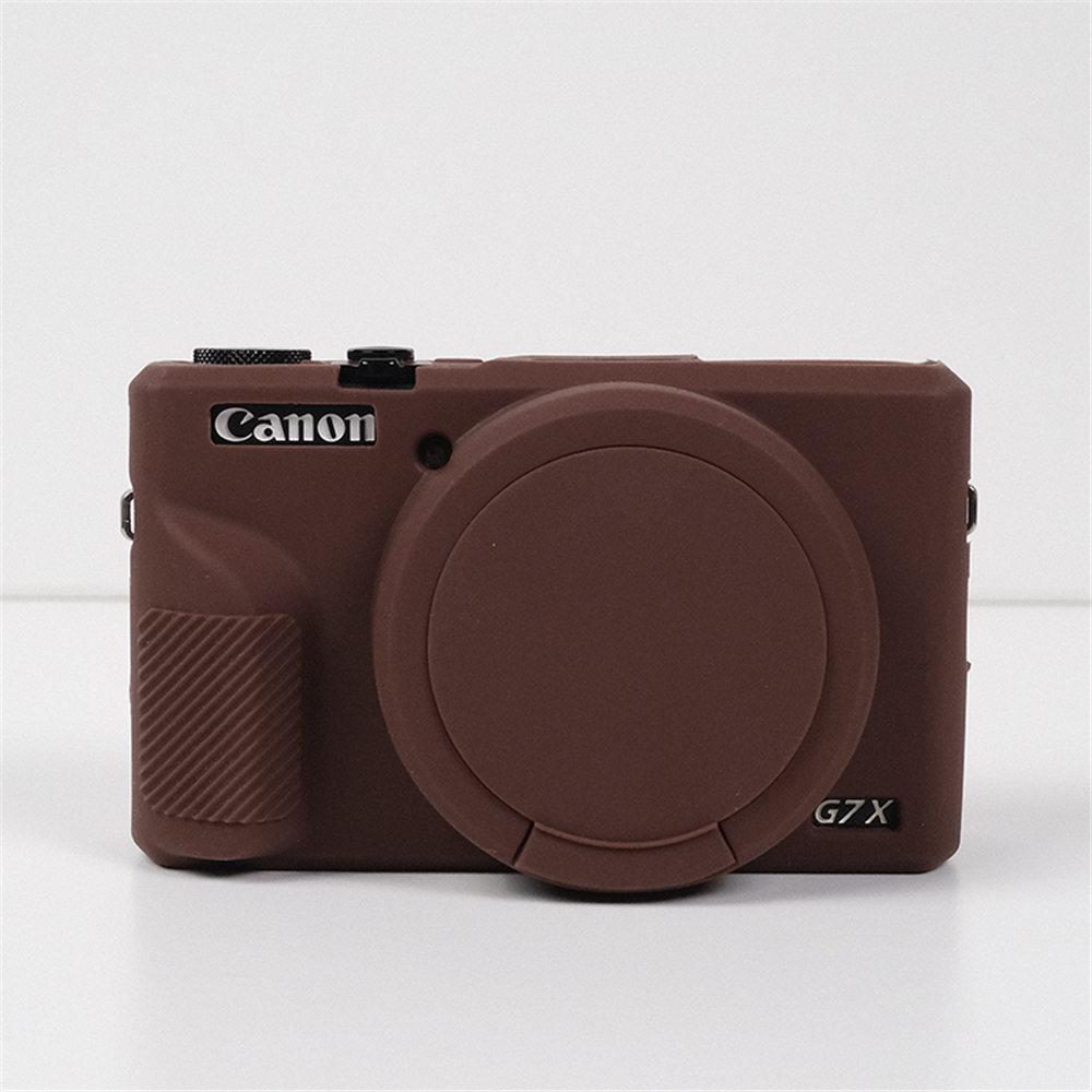 G7XIII Soft Silicone Armor Camera Body Case For Canon G7X III G7X Mark III G7X3 Rubber Protection Cover Skin With Lens Cap