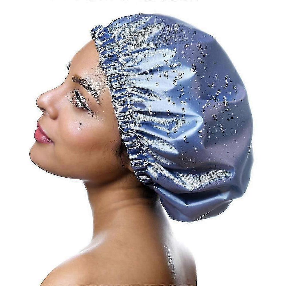 Deep Conditioning Cap Microwavable Cap For Steaming Styling And Cap Steaming Haircare Therapyblack+black