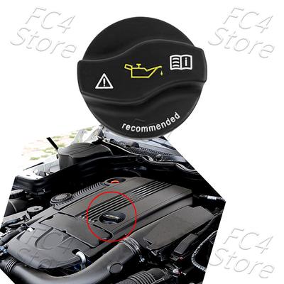 1Pcs Car New Engine Oil Filler Cap Cover For Mercedes-Benz 274/271/272/642 High Quality Auto Parts OE 0000101685 Fuel Tank Caps3