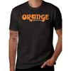 Herren Orange Amplification Grafik Oversize T-Shirt Schwarz Entspannte Passform Rundhalsausschnitt Kurzarm T-Shirt Maschinenwaschbar Lässiger Sportlicher Stil Atmungsaktiv
