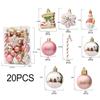 Lot de 20/29 boules de Noël au look exquis et matériau de haute qualité