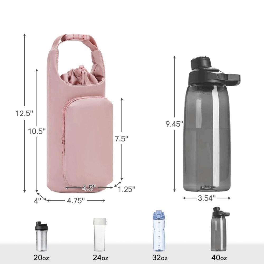 Protective Cover Water Bottle Carrier Bag Heat Insulation Portable Water Bottle Bag  Walking Picnic
