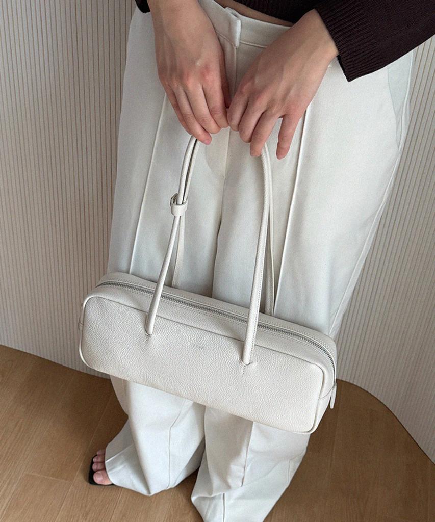 Mobett Fergi West Shoulder Baguette Bag - Ivory