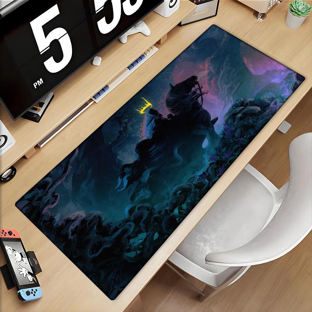 Middle Earth Mouse Pad LLords Of Rings Computer Desk Mat Gamer Keyboard Mat Stitched Edge Mousepad Cabinet Pc Table Mouse Mats