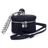 Top Grain Cowhide Bag Charm: Compact Coin Purse & Earphone Holder with Lanyard