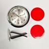 Car Analog Radio Clock Multifunction High Precision Mini Quartz Glow In the Dark Sticky