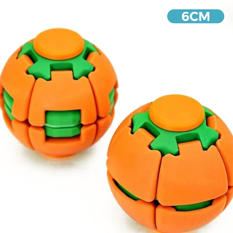 3D-gedruckter Fingerspitzen-Spin-Fidget-Ball Druckklick-Verformungsspielzeug Multifunktionaler sensorischer Stressabbau für Zuhause Büro Außenbereich