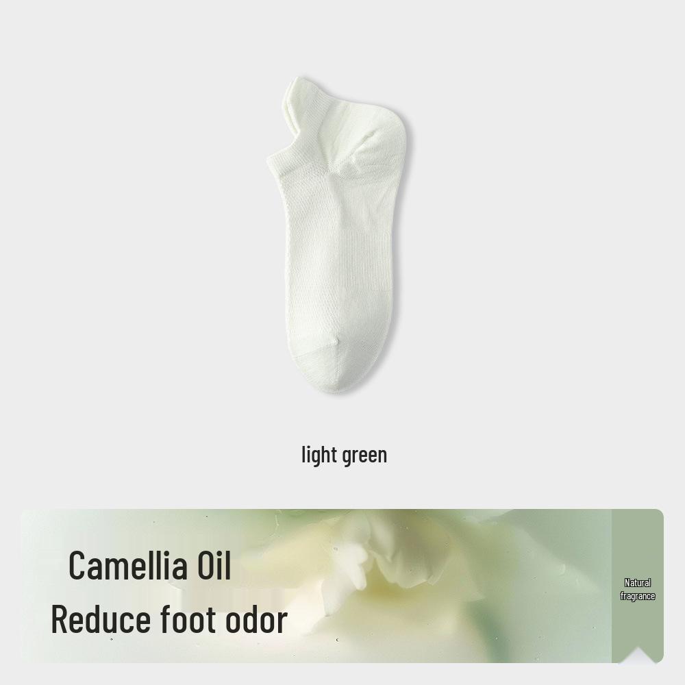 

Camellia Deodorizing Mid-Calf Women s Cotton Socks – Antibacterial Tencel, Seamless, Postpartum-Friendly Women s 35-40