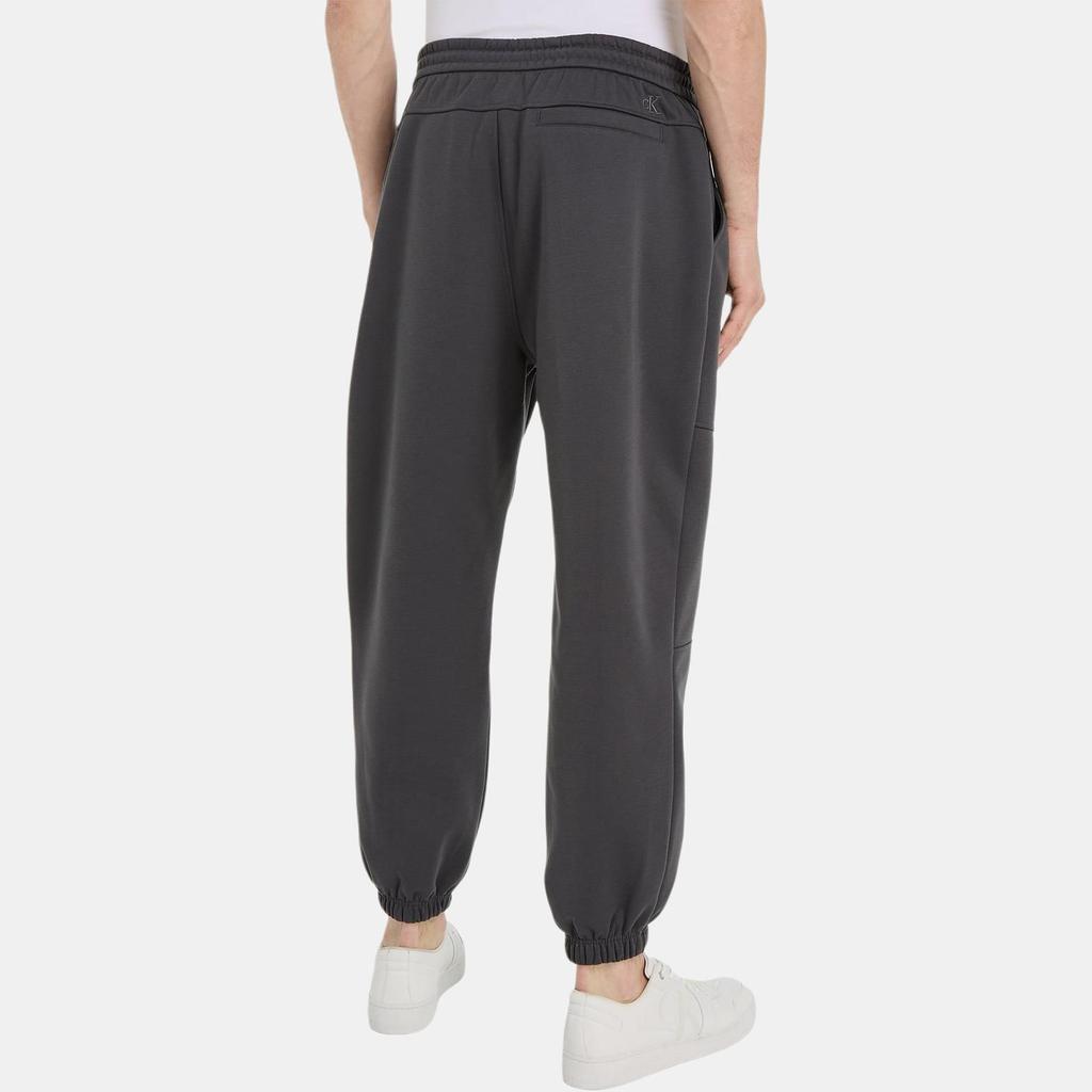 Calvin Klein Logo Print Elastic Waist Mid Rise Knit Joggers Men Joggers Dark-Gray J30J324684-PSM