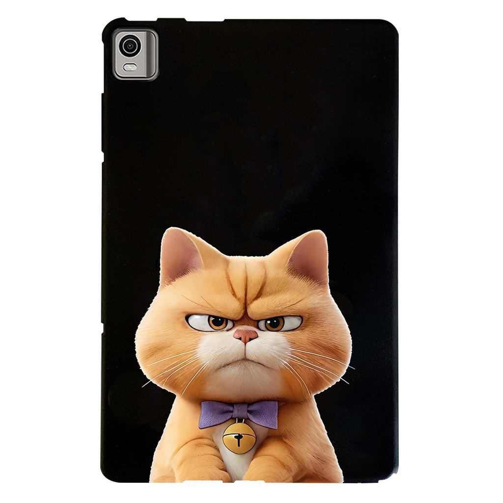 Cartoon-Welpen-Katze, weiche schwarze TPU-Schutzhülle für Nokia T21, Nokia T10, stoßfeste Tablet-Hüllen