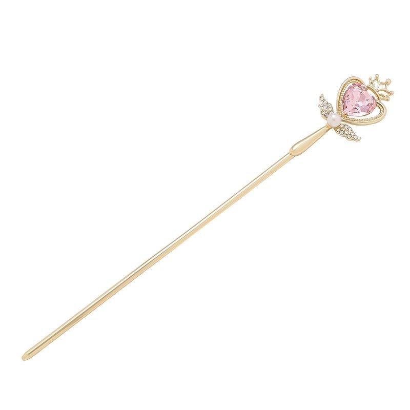 

Изысканные заколки для волос со стразами и жемчугом, милые полые сердечки, бант, корона, сплавная бижутерия для женщин, девушек, модные аксессуары для волос для вечеринок