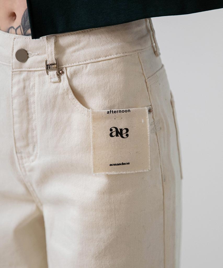 NON AND NON Butter Standard Cotton Pants_Nscp437 (Cream)