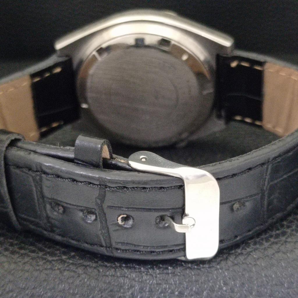 Seiko 5 AUTOMATIK JAPAN HERREN VINTAGE SCHWARZES ZIFFERBLATT UHR a701909-5 R207-a701909