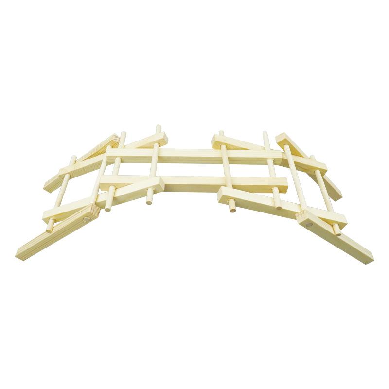 

Технология Beili Bridge Experience Small Production Детская ручная работа Творческое изобретение Small Creation Деревянная сборная сумка из материала ручной работы древесина