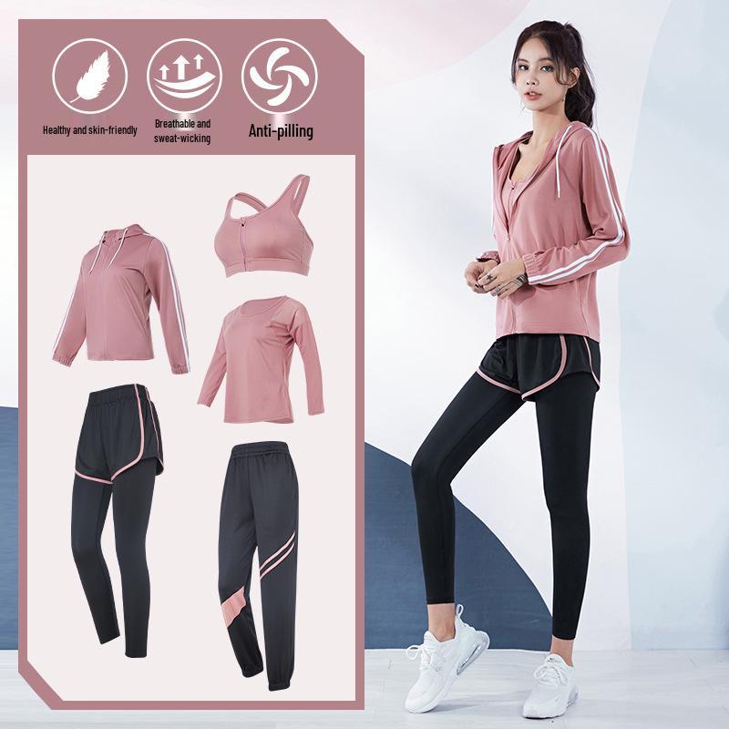 Plus Size Loose-Fit Yoga Set - Breathable, Quick-Dry Sportswear for Running and Fitness