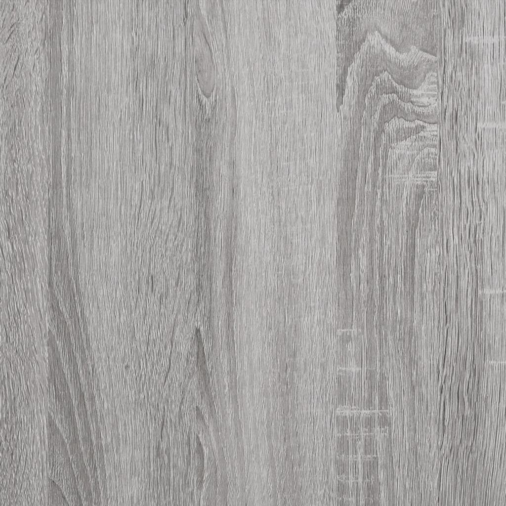 Kitchen Trolley Gray Sonoma 60 x 45 x 80 cm Engineered Wood