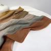 Thin Cotton And Linen Striped Scarf Literary And Versatile Soft Neck Protection Silk Scarf Women'S Travel Shawl