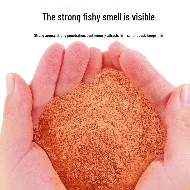 Antarctic Krill & Red Worm Shrimp Powder: Strong Fish Bait Additive for Wild Fishing