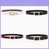 Classic Leather Belt For Women With Alloy Buckle For Casual Fashion And Office Wear