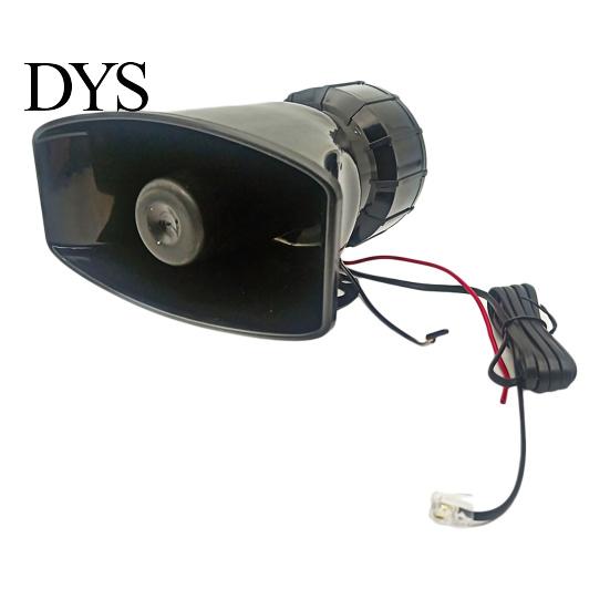 Air Horn 1 Set Car Siren Super Loud Universal 7 Sounds 12V Electric Auto Speaker Emergency Megaphone for Police