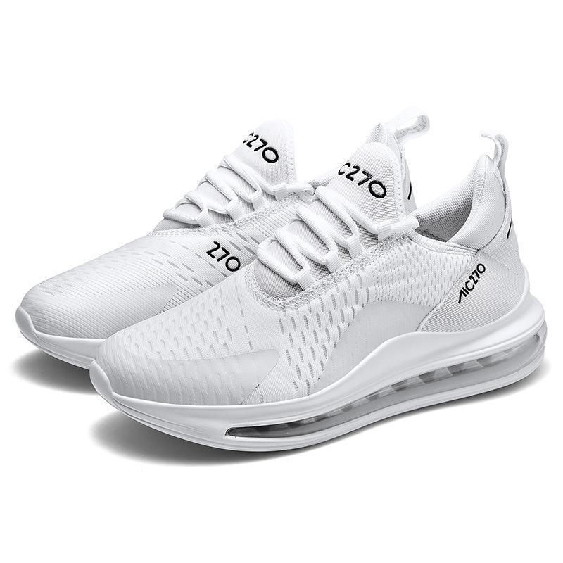 Wielokolorowe męskie buty sportowe z poduszką powietrzną - Modne biegowe sneakersy cross-border w dużych rozmiarach