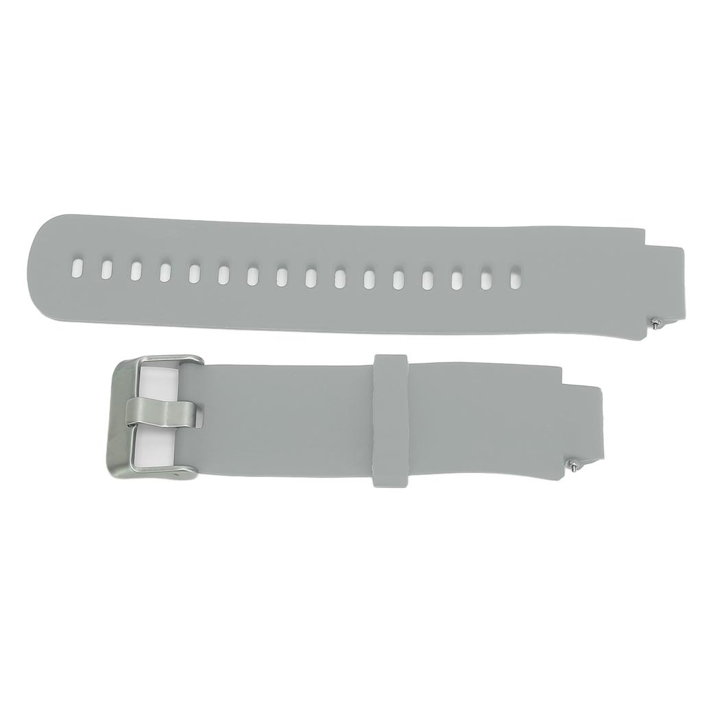 Smartwatch Replacement Band Silicone Watch Wrist Strap Single Color for Amazfit Verge 3Gray