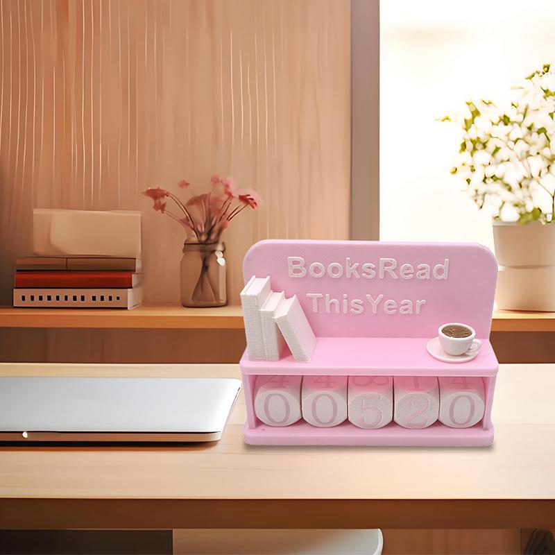 Bookshelf Decor Book Read This Year Counter, Books Read This Year Counter, Books Read This Year Sign, Reading Tracker