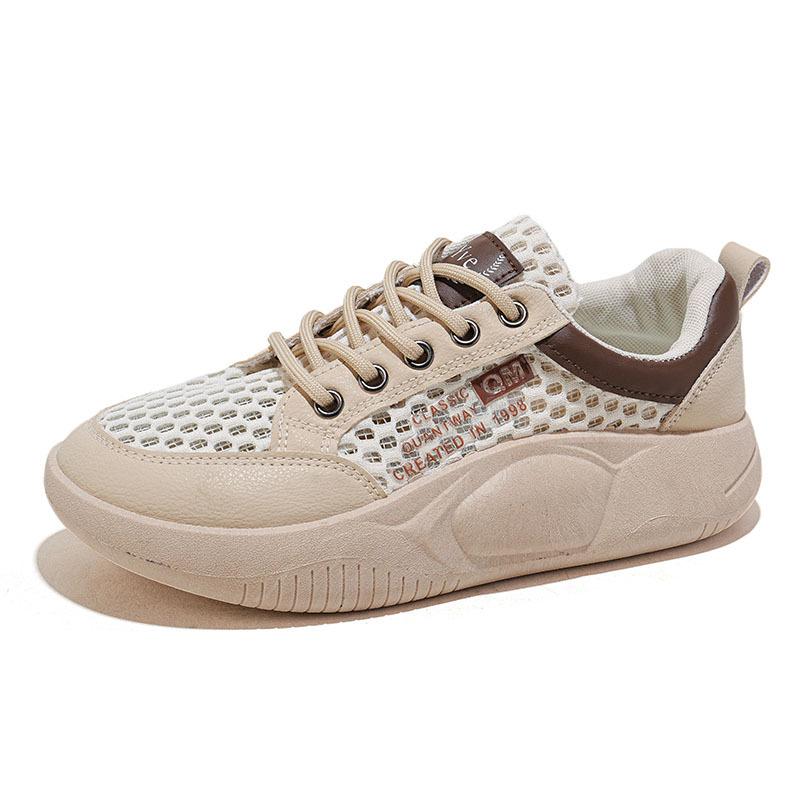 Fashion Breathable Mesh Women Sneakers 2025 Spring Summer Women Platform Sports Shoes Student Street Casual Running Shoes Tenis De Mujer