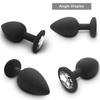 S/M/L Soft Silicone Anal Plug Mini Erotic Butt Plug Sex Toy for Anal Toy Beginner Men Women Gay Couples Prostate Stimulator