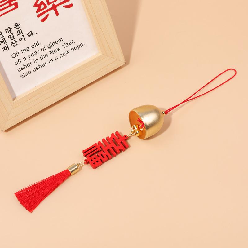 Mid-Autumn Chinese Persimmon Ruyi Wind Chime: Indoor/Outdoor Holiday Decoration