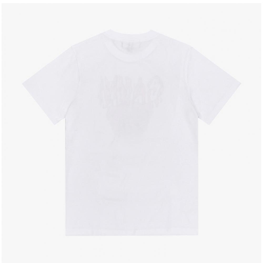 Ganni Zelené Třešňové Logo Potisk Dámské Tričko T4291 151