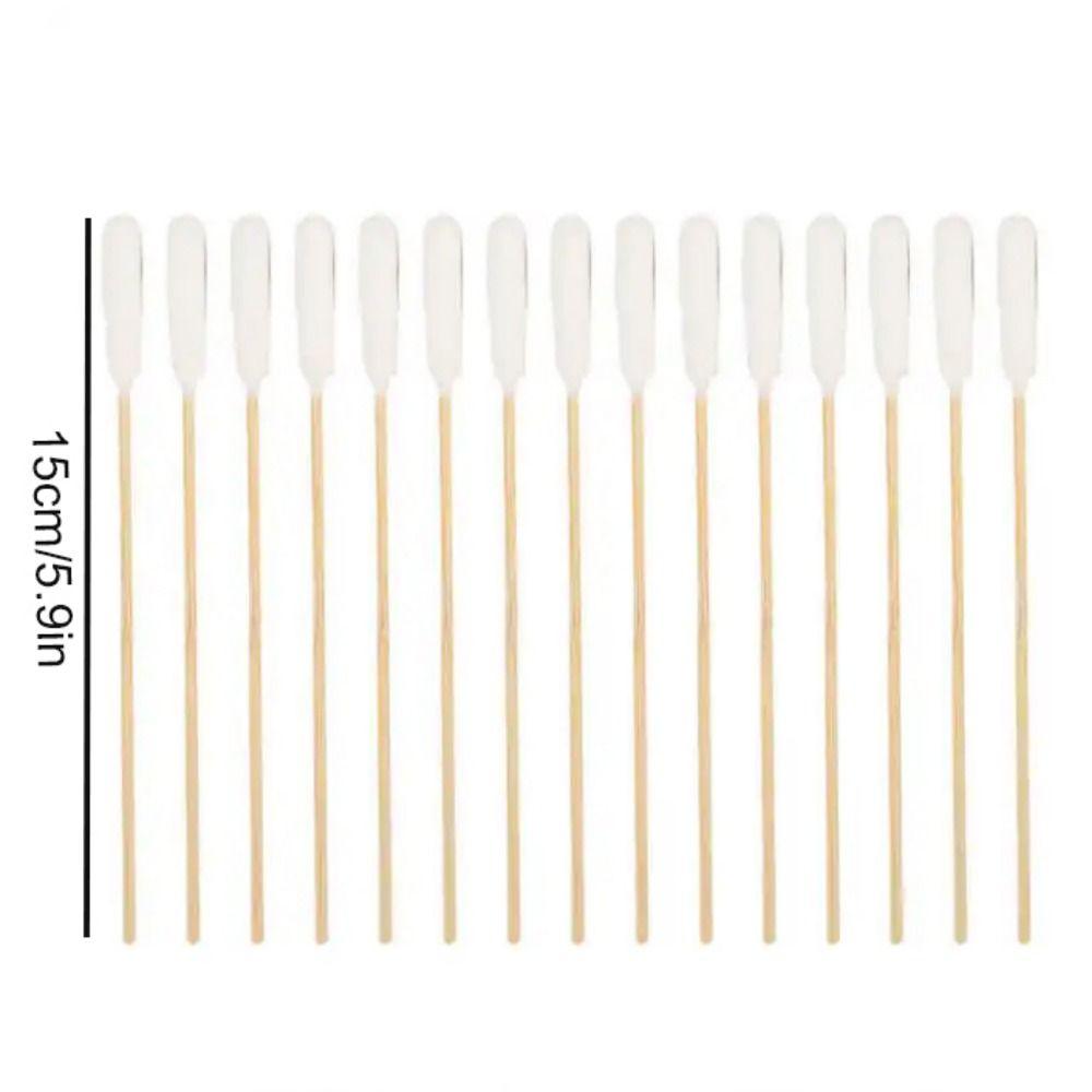 50pcs 15cm Pet Cotton Swabs Disposable Pet Ear Wash Cotton Ball Dog Cotton Buds  for Cats Puppy