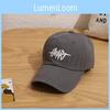 Cotton Baseball Cap For Men Women With Embroidered Letter Sunshade For Outdoor Activities