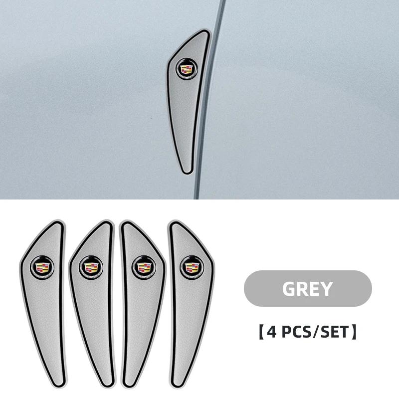 4pcs Car Body Bumper Antis-scratch Anti-collision Rubber Strips For Cadillac Escalade CTS ATS SRX STS XT5 XT4 XT6 XTS CT4