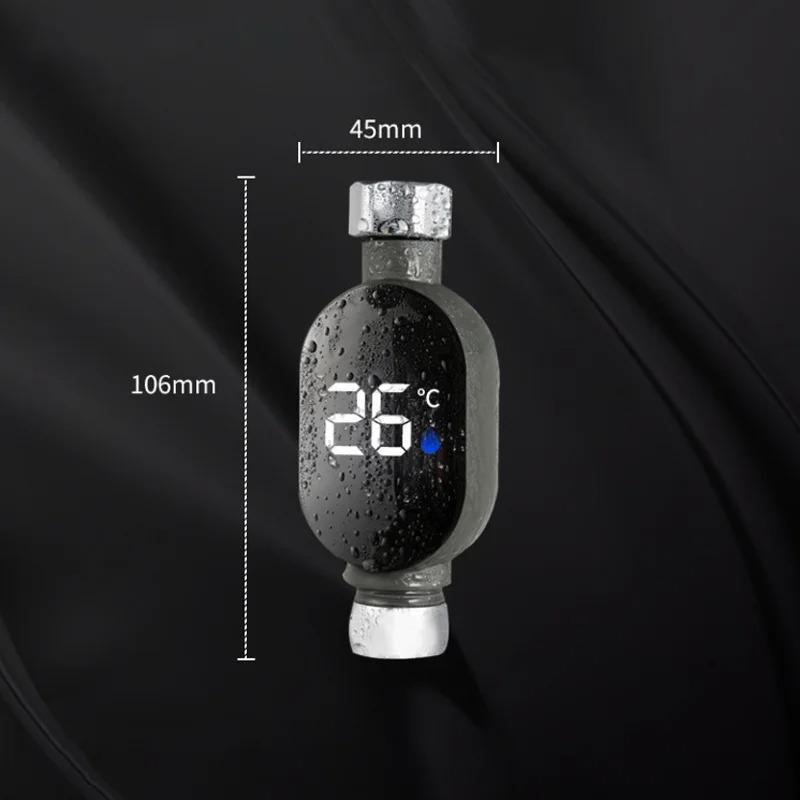 Termômetro de Água para Torneira Tela Sensível ao Toque Monitor de Temperatura da Água da Banheira Visor LED Medidor de Temperatura para Chuveiro Banho Cuidados com o Bebê