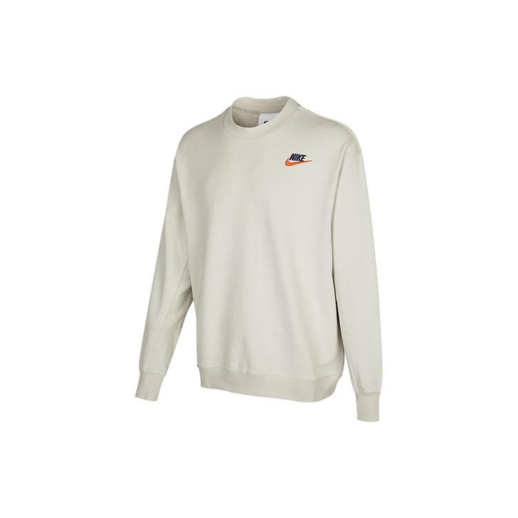 Мужские свитшоты Nike ЭКРЮ Круглый вырез Умеренный Обычный DR7834-072 XXL