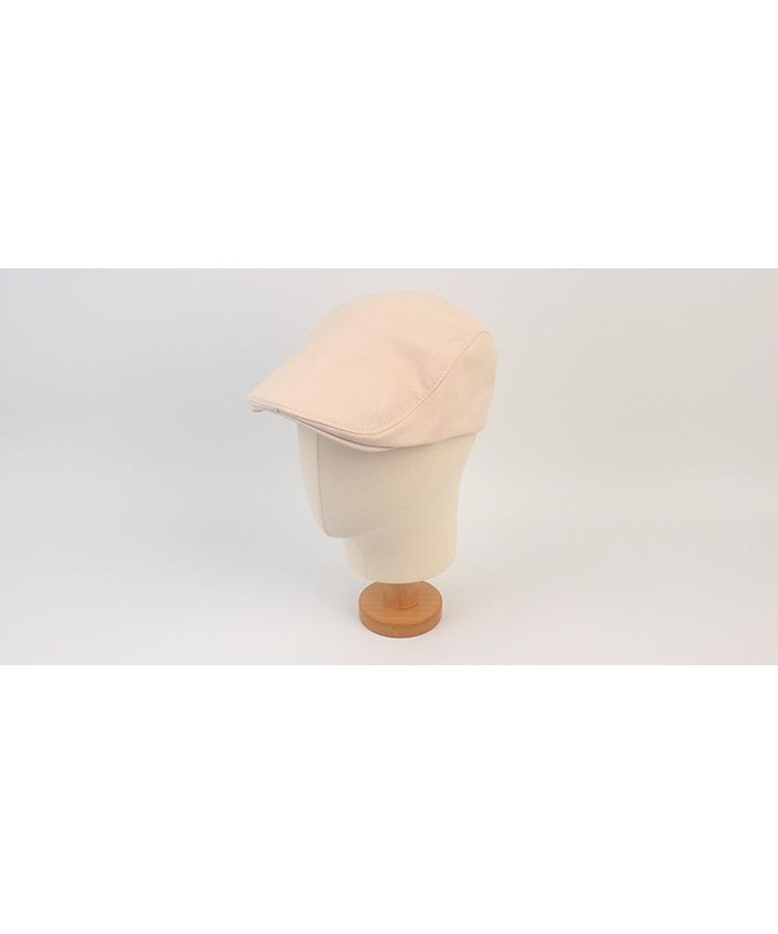 Simple Linen Ivory Hunting Cap Beret