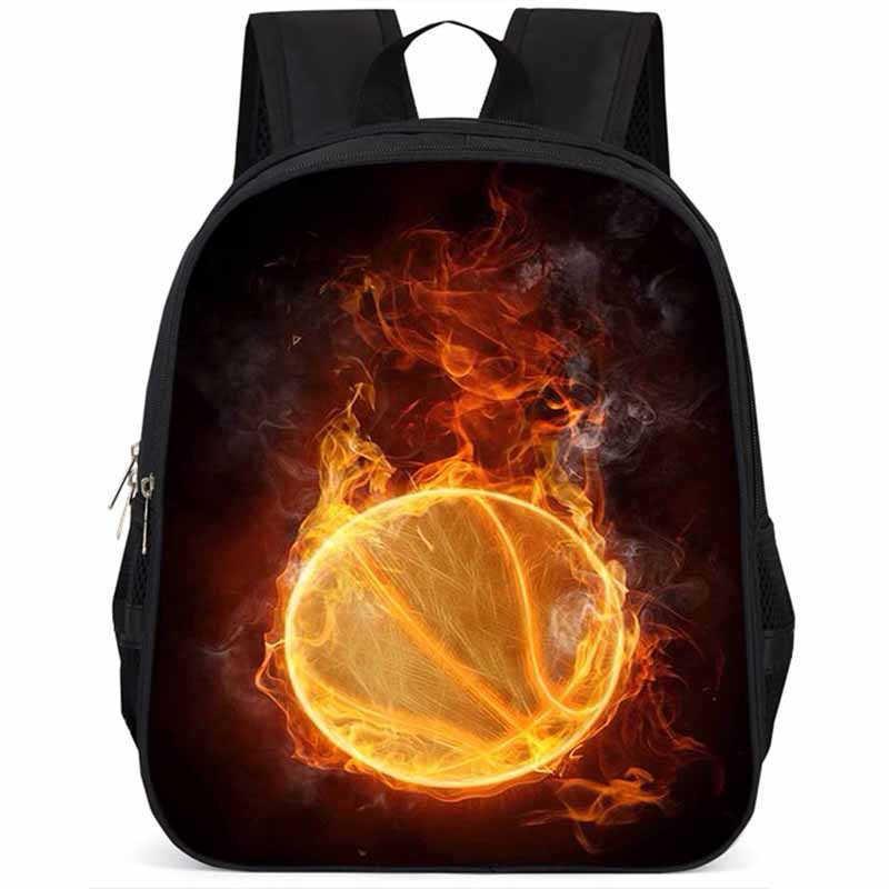Sac à dos scolaire élégant Basketball 15 pouces Grande capacité Léger Pour Garçons et Filles